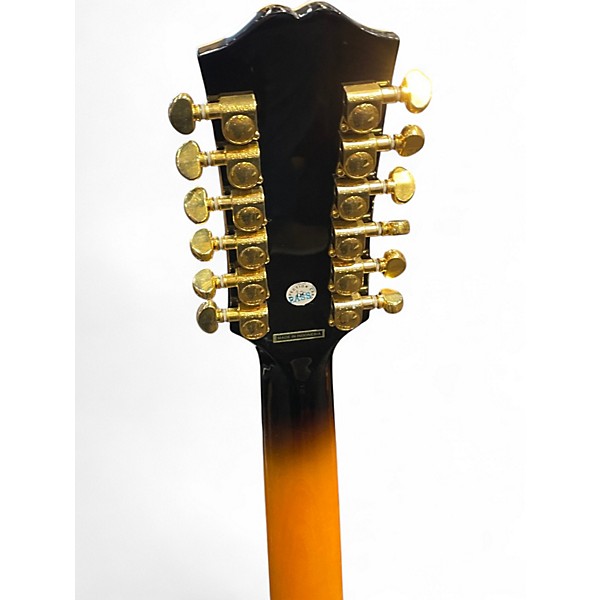 Used Epiphone J200 12 String sunburst 12 String Acoustic Electric Guitar