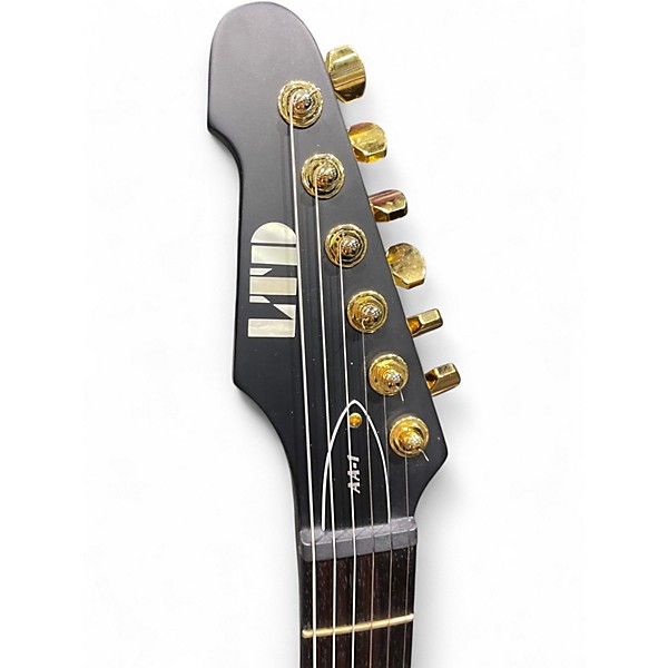 Used ESP LTD AA-1 Alan Ashby Satin Black Solid Body Electric Guitar