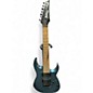 Used Ibanez GRG7221M LIGHT BLUE METALLIC Solid Body Electric Guitar thumbnail