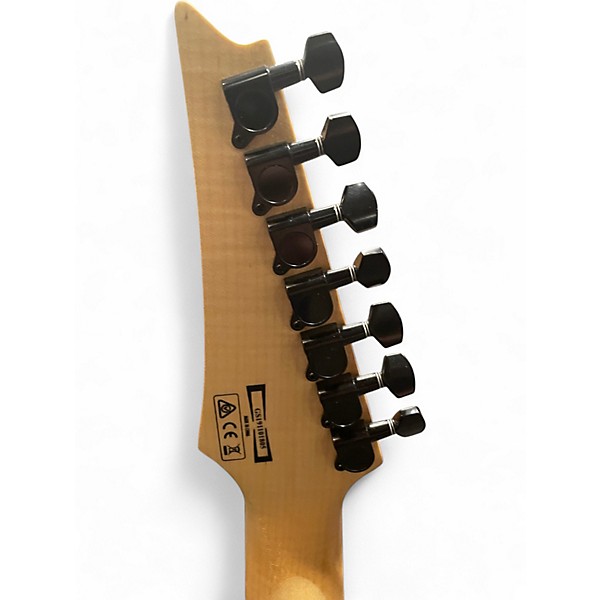 Used Ibanez GRG7221M LIGHT BLUE METALLIC Solid Body Electric Guitar