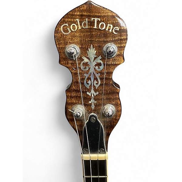 Used Gold Tone IT-250 closed back Natural Banjo