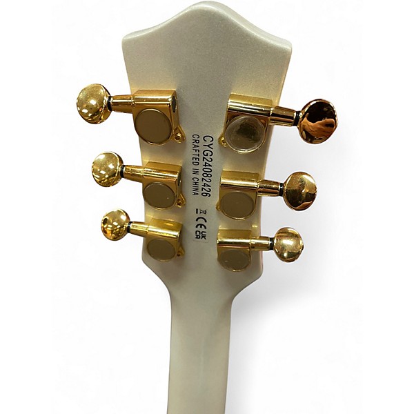 Used Gretsch Guitars G5237TG CHAMPAGNE WHITE Solid Body Electric Guitar