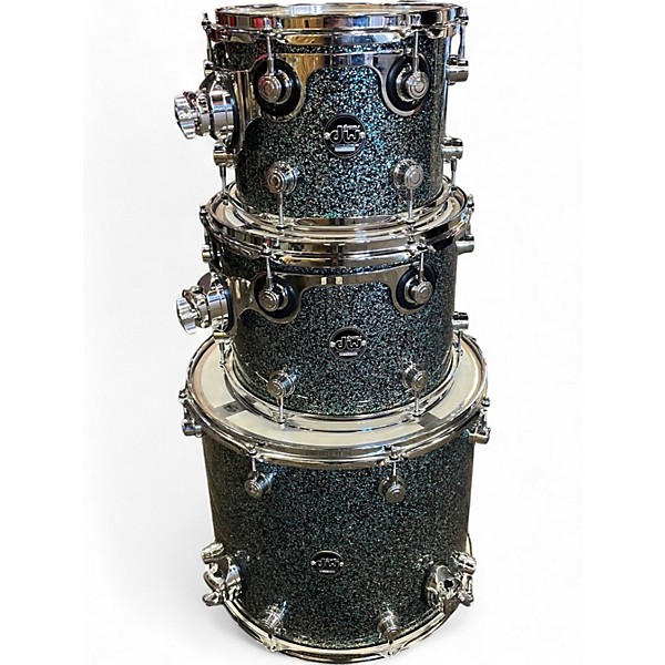 Used DW 4 Piece Performance Series Ocean galaxy Drum Kit