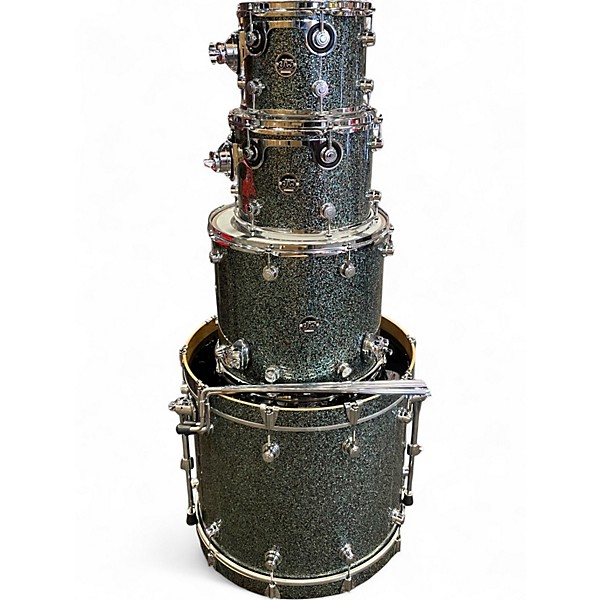 Used DW 4 Piece Performance Series Ocean galaxy Drum Kit