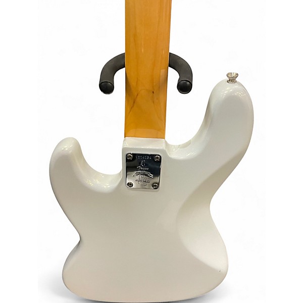Used Fender 60th Anniversary Jazz Bass Arctic Pearl Electric Bass Guitar
