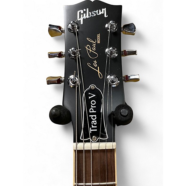 Used Gibson les paul trad pro V Burgundy Solid Body Electric Guitar