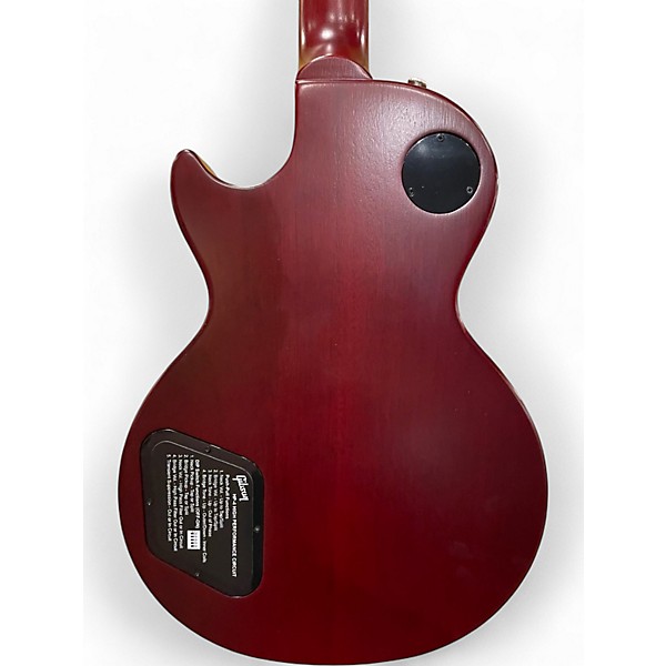 Used Gibson les paul trad pro V Burgundy Solid Body Electric Guitar