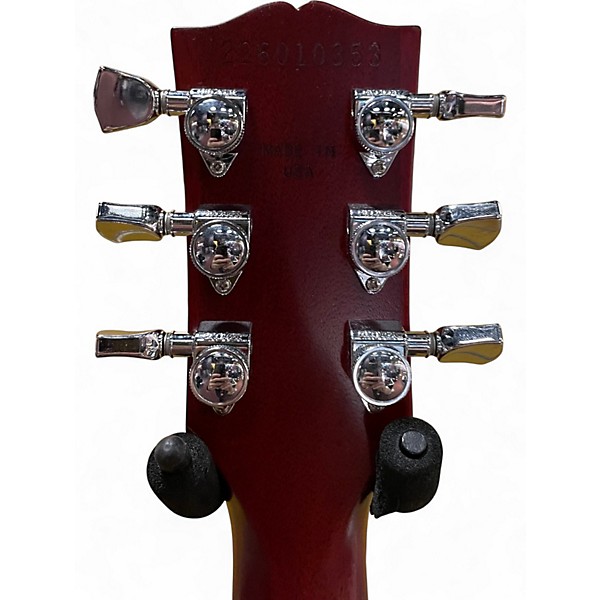 Used Gibson les paul trad pro V Burgundy Solid Body Electric Guitar