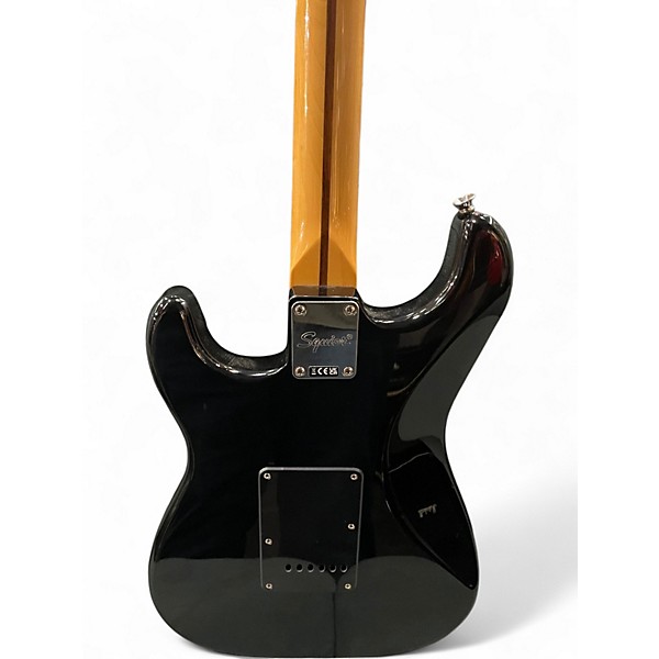 Used Squier CLASSIC VIBE 70S STRAT HSS Black Solid Body Electric Guitar