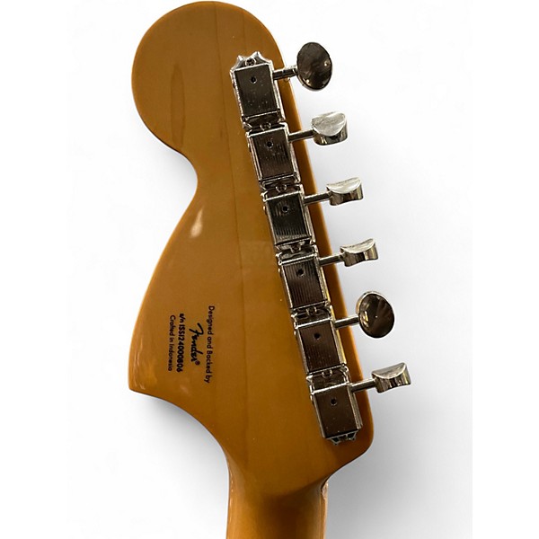 Used Squier CLASSIC VIBE 70S STRAT HSS Black Solid Body Electric Guitar