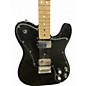 Used Squier Telecaster Custom Black Solid Body Electric Guitar