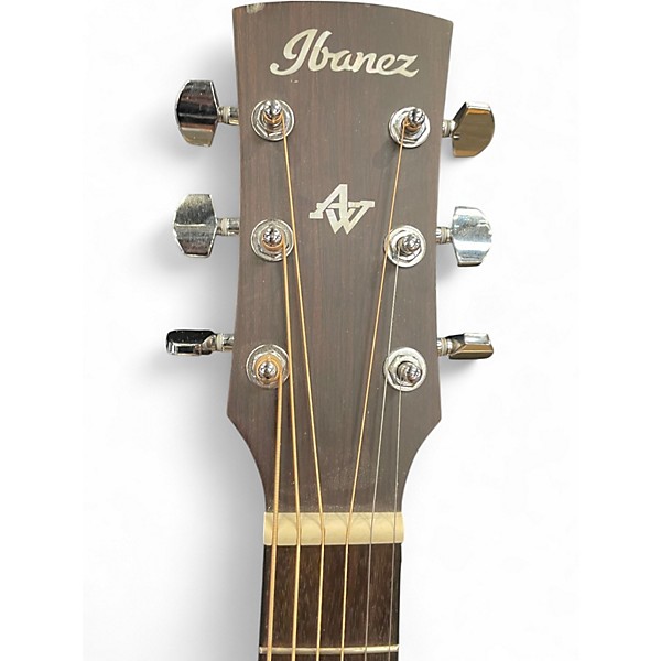 Used Ibanez AW54CE Mahogany Acoustic Electric Guitar