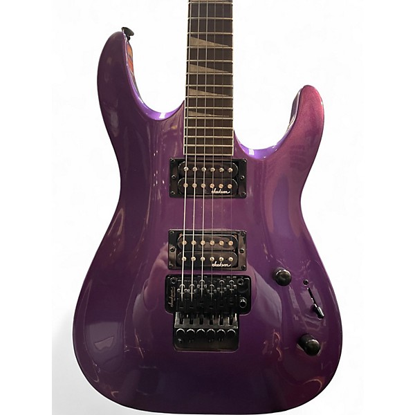 Used Jackson JS32 Dinky Purple Solid Body Electric Guitar