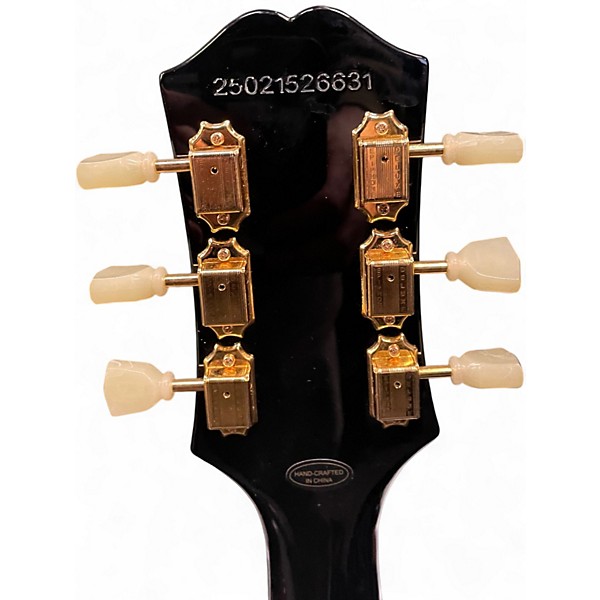 Used Epiphone Les Paul Custom Ebony Solid Body Electric Guitar