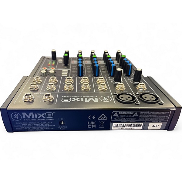 Used Mackie MIX 8  Unpowered Mixer