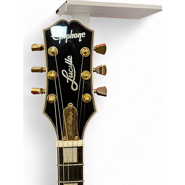 Used Epiphone BB King Lucille Black Hollow Body Electric Guitar