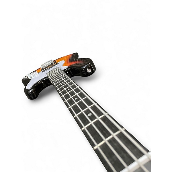 Used Glarry GP Sunburst Electric Bass Guitar