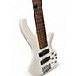 Used Glarry GIB White Electric Bass Guitar