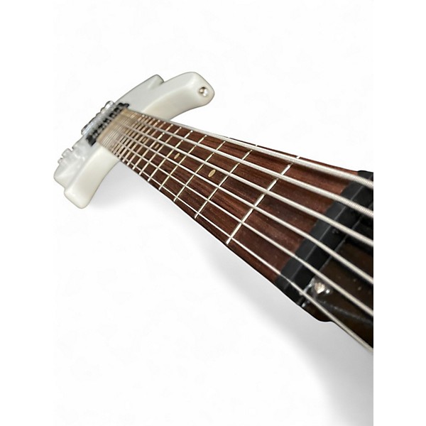 Used Glarry GIB White Electric Bass Guitar