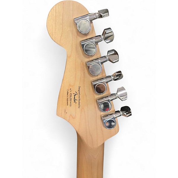 Used Squier Standard Stratocaster White Solid Body Electric Guitar