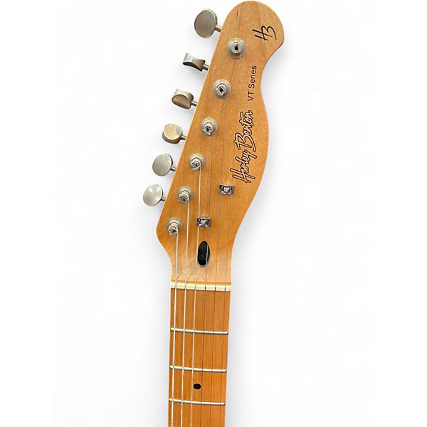 Used Harley Benton vt series telecaster Natural Solid Body Electric Guitar