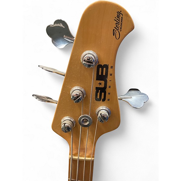 Used Sterling by Music Man Sub 4 Surf Green Electric Bass Guitar