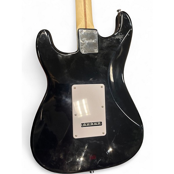 Used Squier Bullet Stratocaster Black Solid Body Electric Guitar