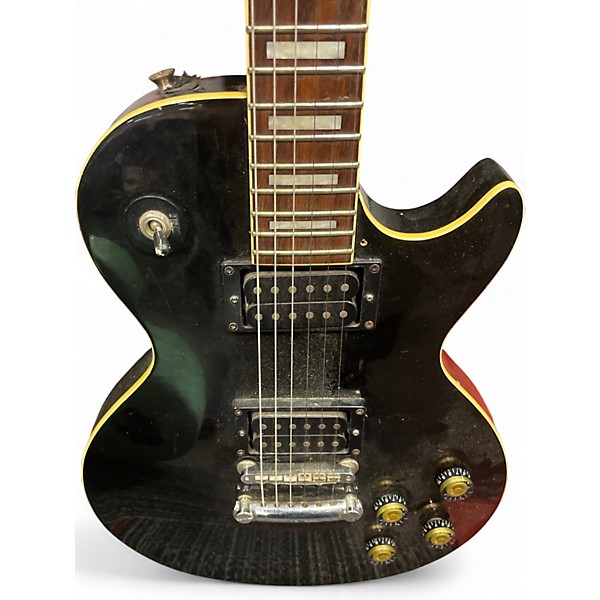 Used Regal LP Black Solid Body Electric Guitar