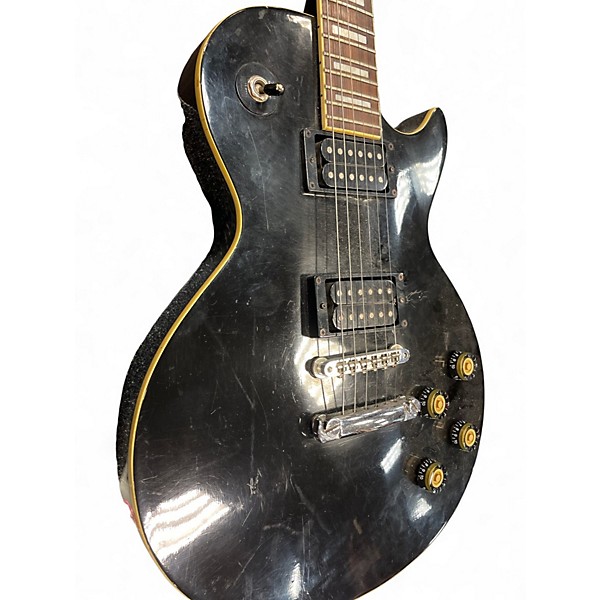 Used Regal LP Black Solid Body Electric Guitar