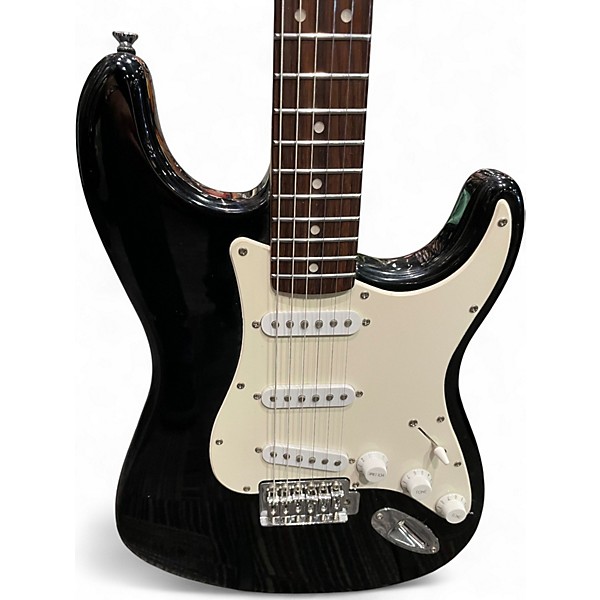 Used Squier Bullet Stratocaster Black Solid Body Electric Guitar