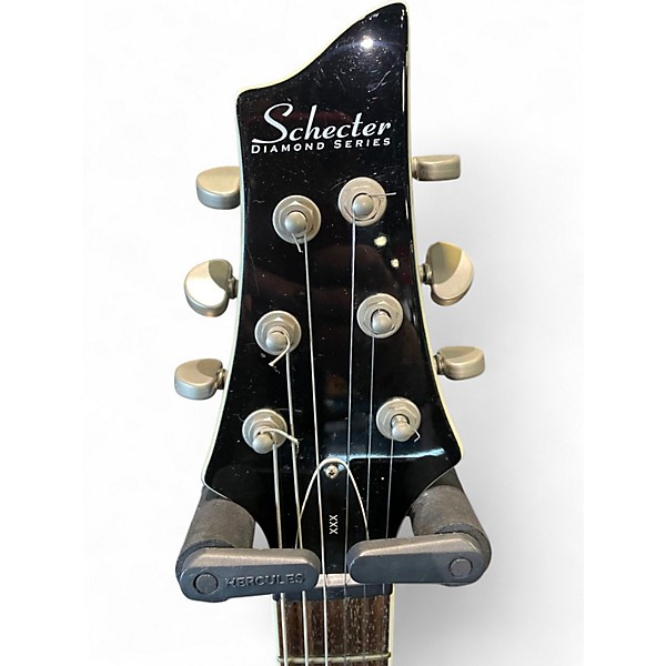 Used Schecter Guitar Research XXX Black Solid Body Electric Guitar