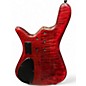 Used Spector nsjh6 Trans Red Electric Bass Guitar