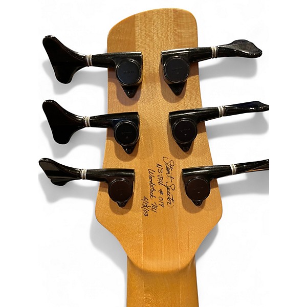 Used Spector nsjh6 Trans Red Electric Bass Guitar