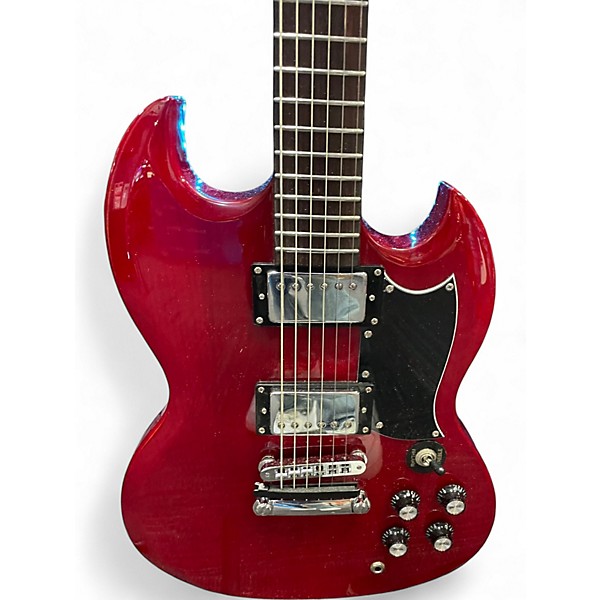 Used Firefly Classic Candy Apple Red Solid Body Electric Guitar