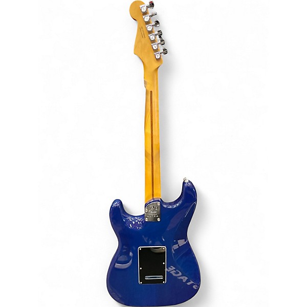 Used 2021 Fender American Ultra Stratocaster LTD Edition Plus Top Denim Burst Solid Body Electric Guitar