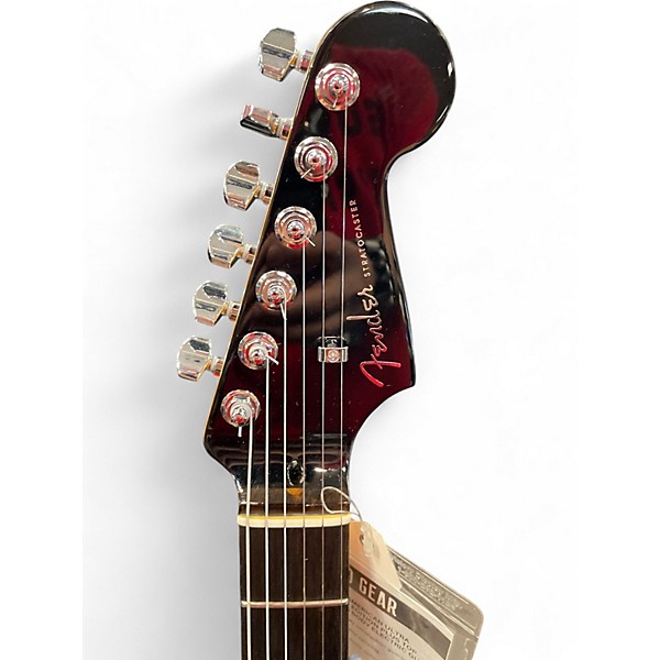 Used 2021 Fender American Ultra Stratocaster LTD Edition Plus Top Denim Burst Solid Body Electric Guitar