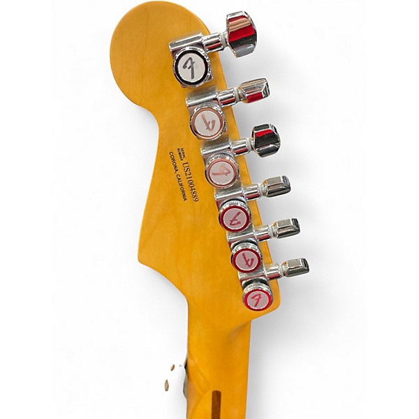 Used 2021 Fender American Ultra Stratocaster LTD Edition Plus Top Denim Burst Solid Body Electric Guitar