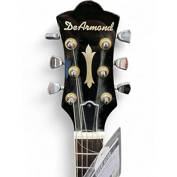 Used DeArmond M72 Red Solid Body Electric Guitar