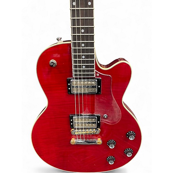 Used DeArmond M72 Red Solid Body Electric Guitar