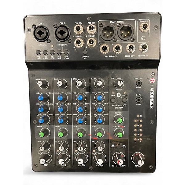 Used Harbinger LV8 Powered Mixer