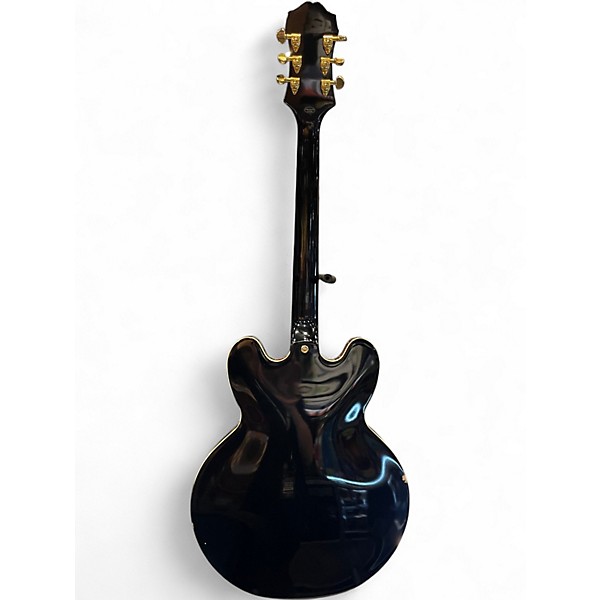 Used Epiphone SHERATON II PRO Black Hollow Body Electric Guitar