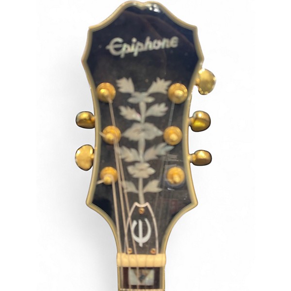 Used Epiphone SHERATON II PRO Black Hollow Body Electric Guitar