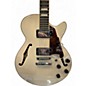 Used D'Angelico DAPSSCMPCSCB White Hollow Body Electric Guitar