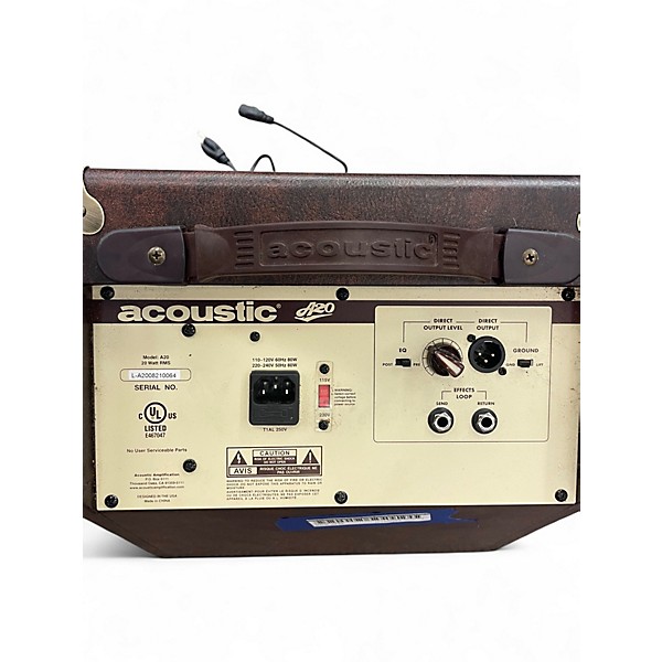 Used Acoustic A20 20W Acoustic Guitar Combo Amp