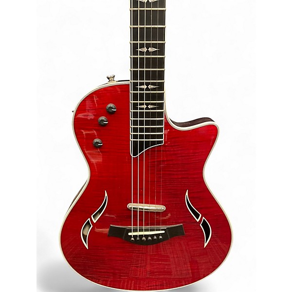 Used Taylor T5Z PRO Red Acoustic Electric Guitar