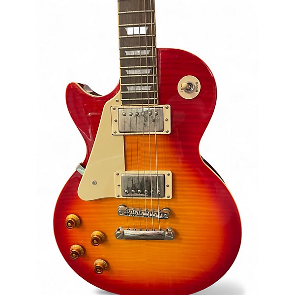 Used Epiphone Les Paul Standard Pro Left Handed 2 Tone Sunburst Electric Guitar