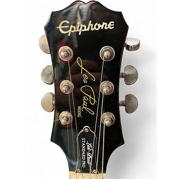 Used Epiphone Les Paul Standard Pro Left Handed 2 Tone Sunburst Electric Guitar