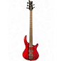 Used 2006 Dean Edge 5 String EMG Candy Apple Red Electric Bass Guitar thumbnail