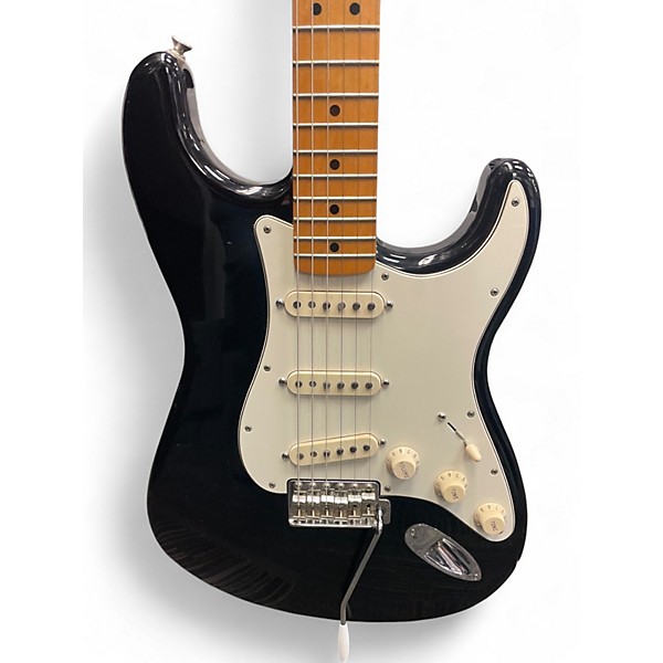 Used Fender Jimi Hendrix Stratocaster Black Solid Body Electric Guitar