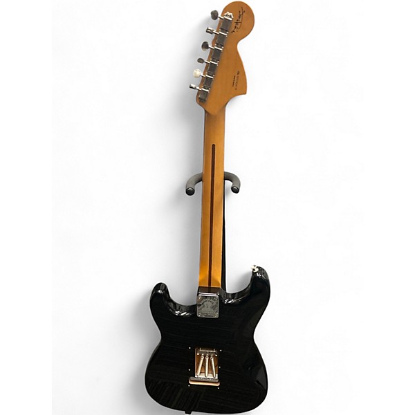 Used Fender Jimi Hendrix Stratocaster Black Solid Body Electric Guitar